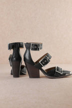 RIGHT ON POINT HEEL--BLACK
