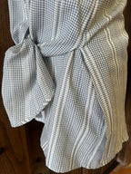 FLYING KITE ROMPER--BLUE/IVORY