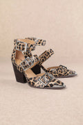 RIGHT ON POINT HEEL--LEOPARD