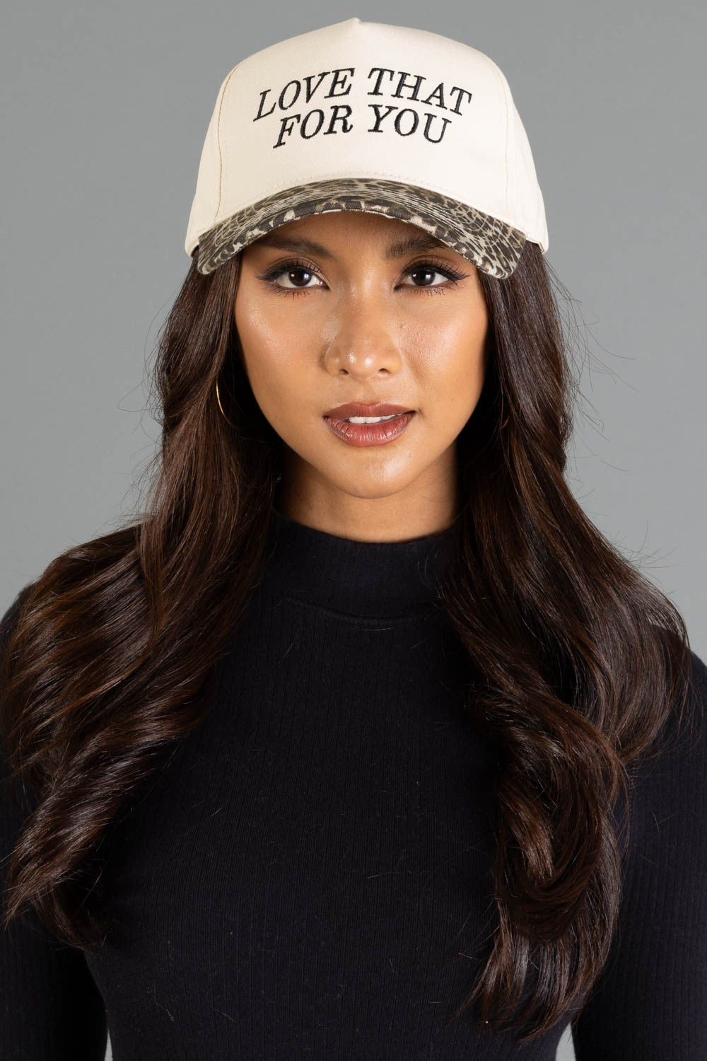 LOVE THAT FOR YOU LEOPARD TRUCKET HAT