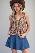 MINERAL WASHED SKORT--DENIM