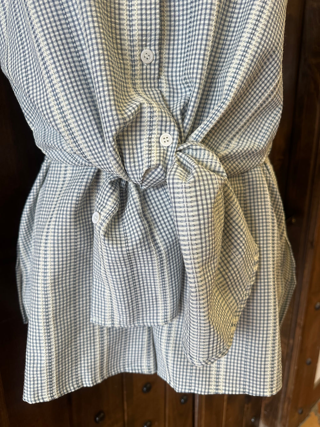 FLYING KITE ROMPER--BLUE/IVORY