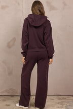 VINTAGE HAVANA MAROON LUXE CLOUD SNAP HOODIE
