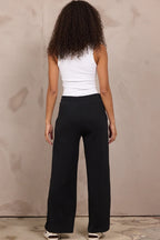 VINTAGE HAVANA BLACK LUXE CLOUD WIDE LEG PANT
