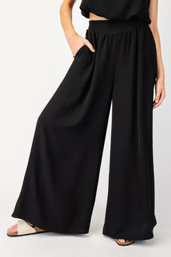 TALKING TO YOU HIGH WAIST WIDE LEG PANTS