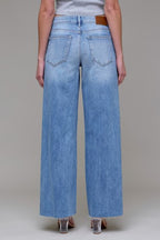 HIDDEN MID RISE WIDE LEG JEANS