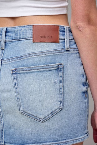 HIDDEN LOW RISE MINI SKIRT--VINTAGE