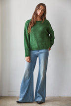 EASY DAYS AHEAD SWEATER--PINE