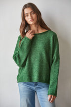 EASY DAYS AHEAD SWEATER--PINE