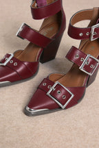 RIGHT ON POINT HEEL--MAROON