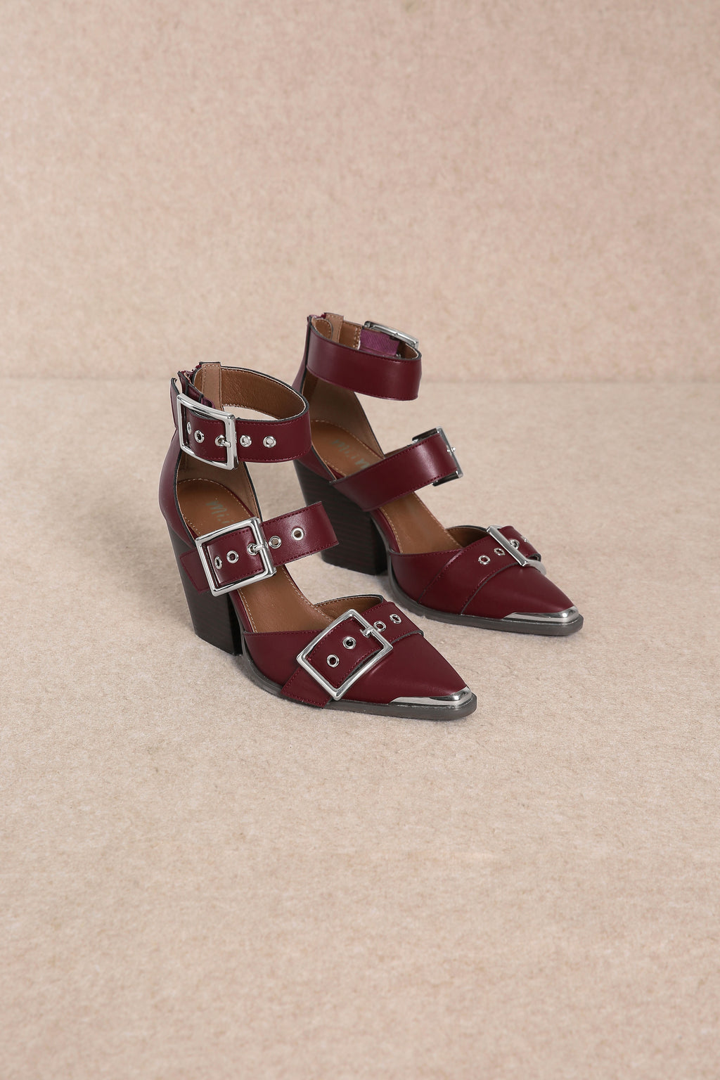 RIGHT ON POINT HEEL--MAROON