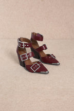 RIGHT ON POINT HEEL--MAROON