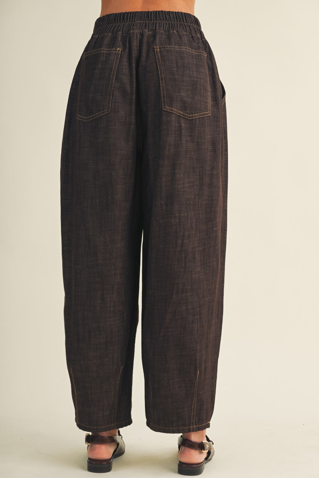 ESPRESSO PEGGED LOOSE PANT