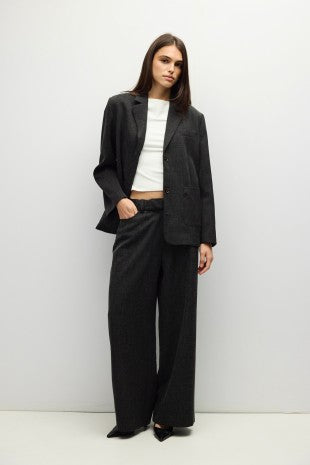 THE CASSIDY BLAZER--CHARCOAL