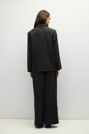 THE CASSIDY BLAZER--CHARCOAL