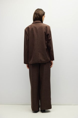 THE CASSIDY BLAZER--BROWN