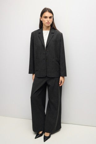 THE CASSIDY BLAZER--CHARCOAL