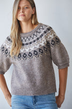 CALLAWAY SWEATER TOP--H. MOCHA