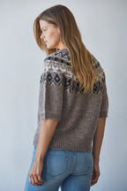 CALLAWAY SWEATER TOP--H. MOCHA
