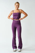 VENICE STRAIGHT NECK CAMI--PURPLE