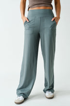 VENICE FLOW ACTIVE PANT--EUCALYPTUS