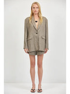 ISOLDE WOVEN STRAIGHT LEG SHORTS