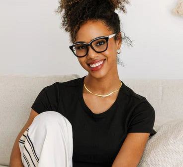 PEEPERS BLUE LIGHT READERS--BLACK/WHITE
