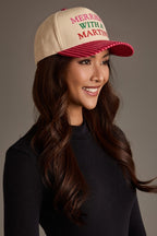 MERRIER WITH A MARTINI TRUCKER HAT