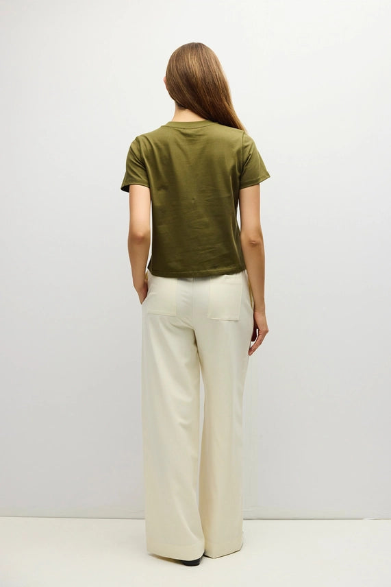 THE LANIE TOP--OLIVE