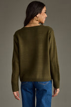 OLIVE WHISKEY WEATHER SWEATER