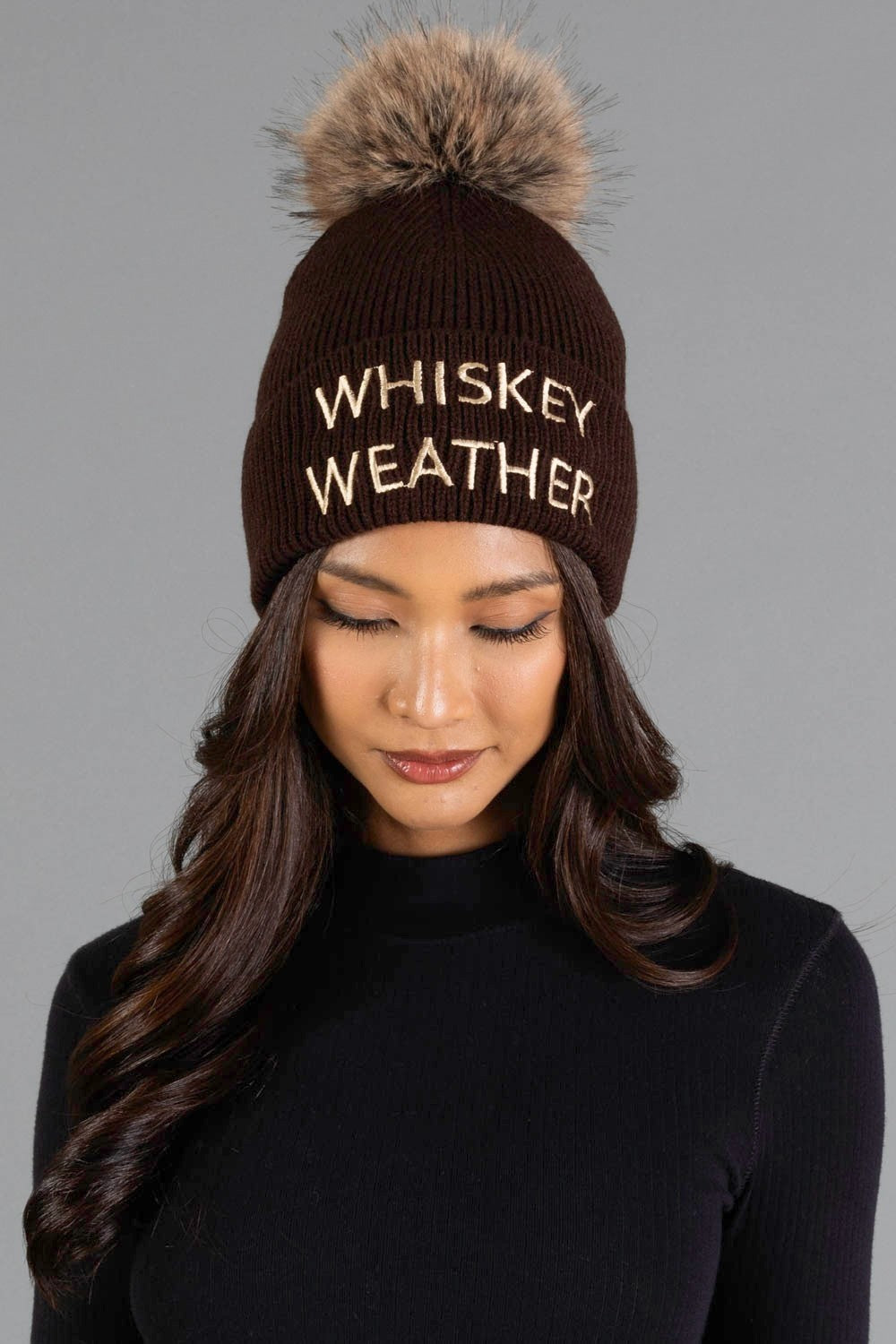 WHISKEY WEATHER POM HAT