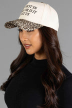 IS IT HOT IN HERE LEOPARD/IVORY TRUCKER HAT