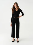 DAZE DENIM PLEASER HIGH RISE WIDE ANKLE JEAN--AFTER PARTY