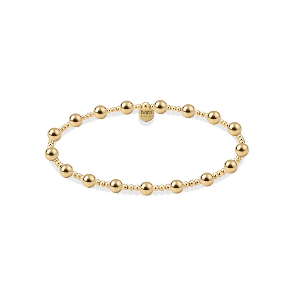 ANGELINA GOLD FILLED BEADED BRACELET