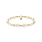 ASHLYN GOLD FILLED BEADED BRACELET WITH PEARLS