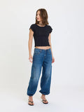 DAZE DENIM MIRAGE MID RISE CARGO HAREM--SNAP