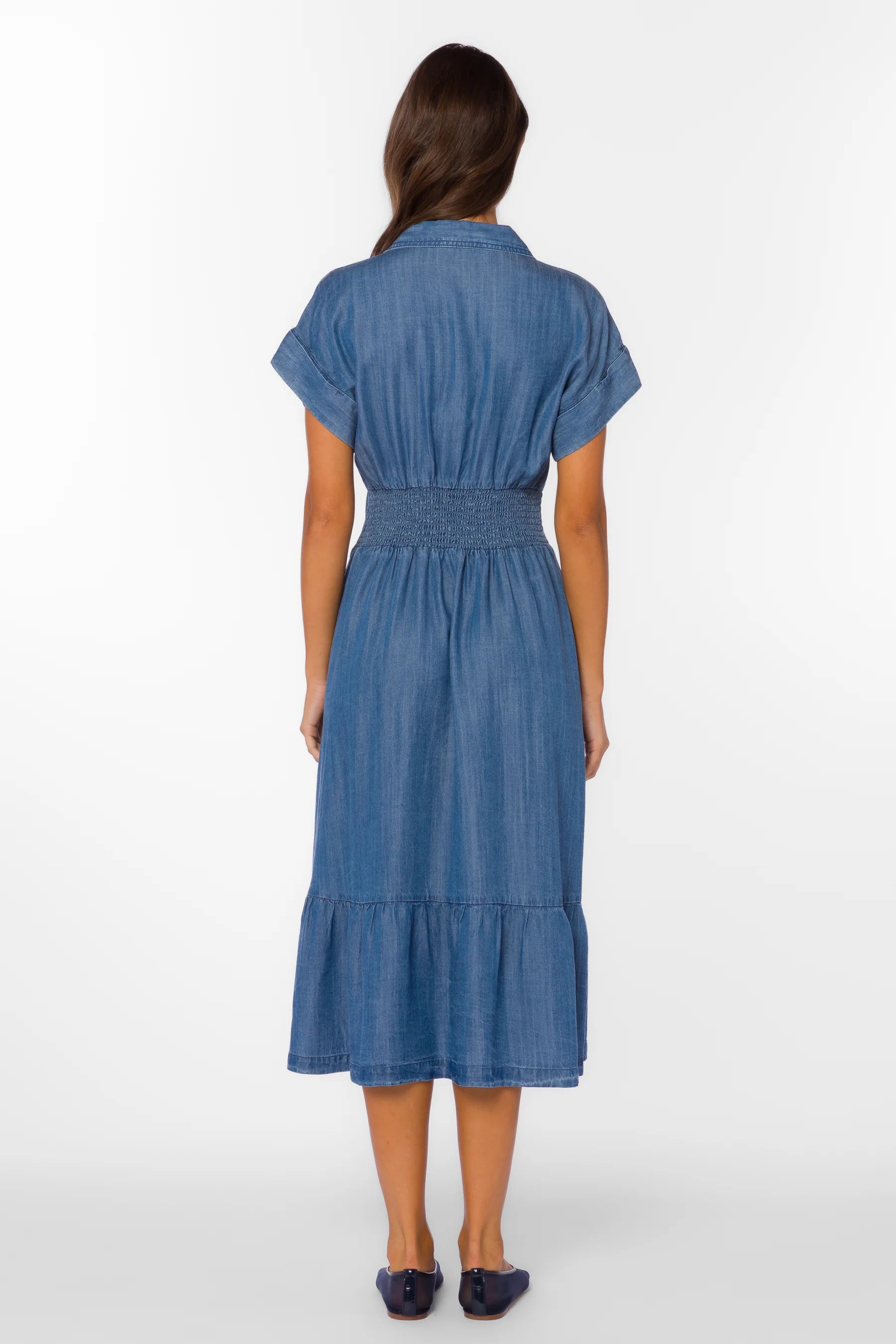 VELVET HEART EMILY DRESS--DENIM