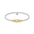 VICTORIA 2-TONE BEADED BRACELET