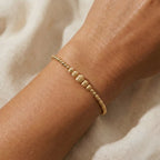 VICTORIA GOLD FILLED BEADED BRACELET