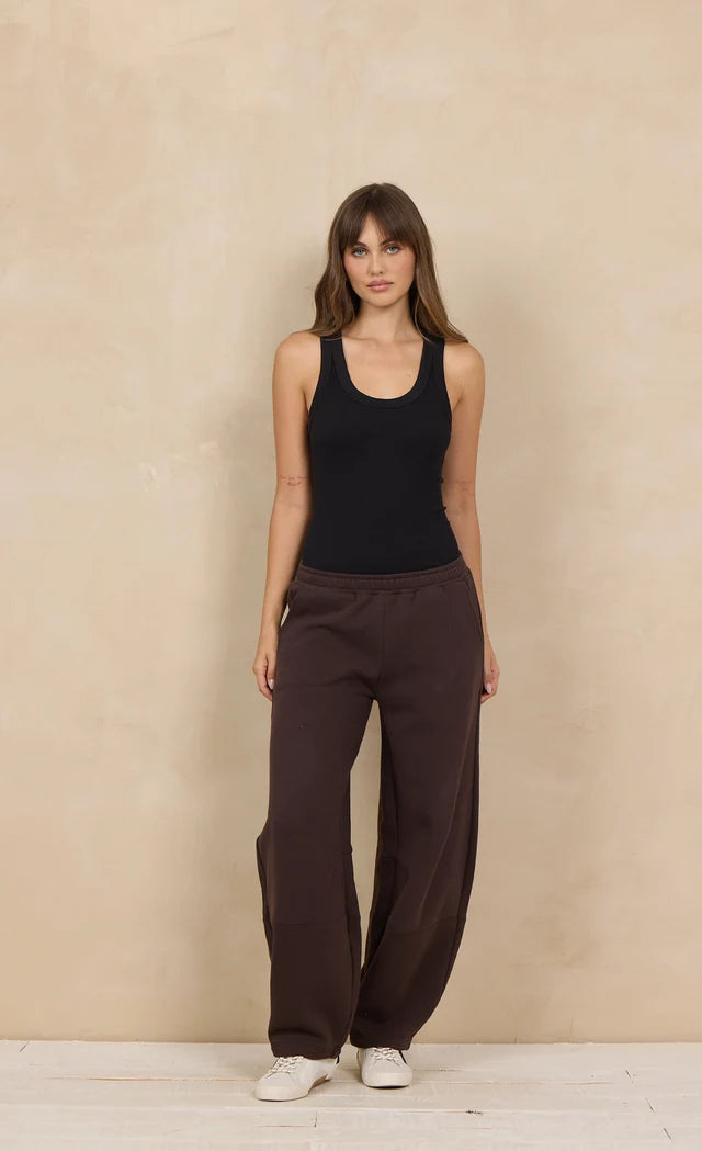 SOFT SURF WASH BARREL-PANT--BROWNIE