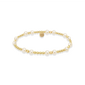 KIMBERLY GOLD FILLED BEADED BRACELET WITH PEARLS
