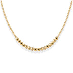 ROBYN GOLD FILLED BEADED NECKLACE