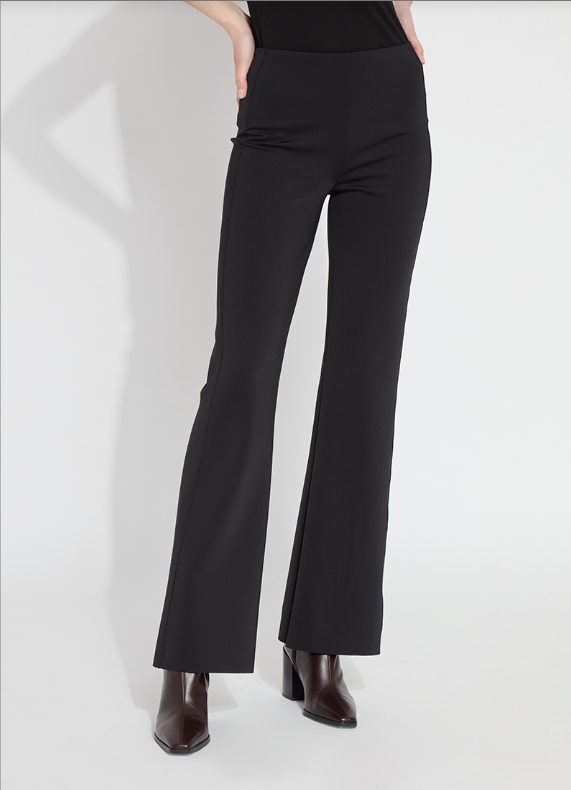 LYSSE SPENCER HI WAIST NEOPRENE TROUSER BLACK
