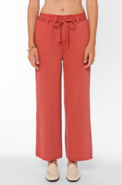 VELVET HEART BARTEL PANTS--BURNT BRICK