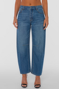 VELVET HEART REYNA BARREL JEAN--DARK INDIGO