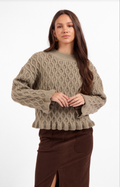 ELDERFLOWER SWEATER--SAGE