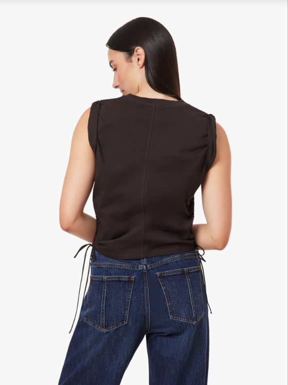 THE LUNA TOP--CHOCOLATE
