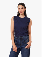 THE LUNA TOP--NAVY