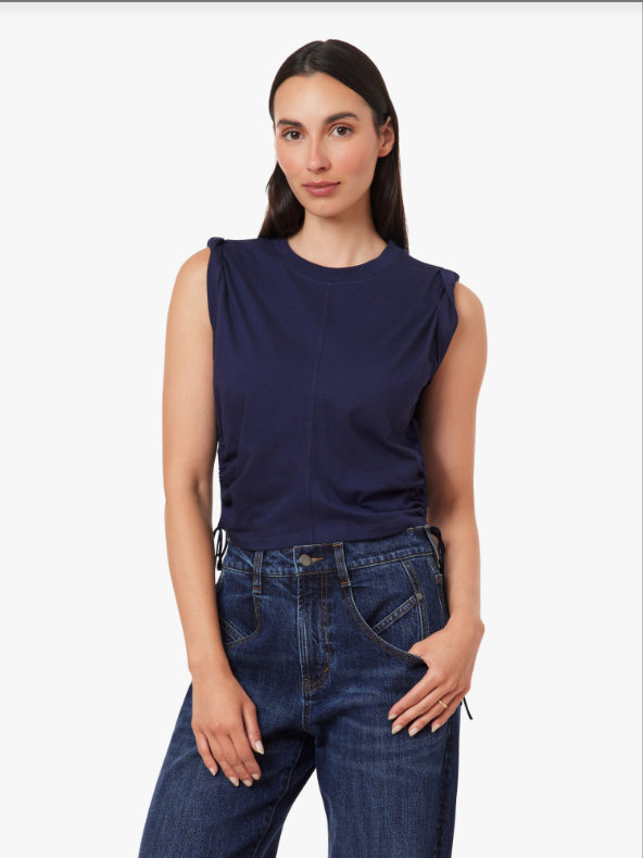 THE LUNA TOP--NAVY