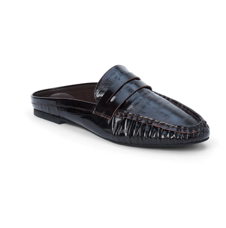 PORTA PENNY LOAFER MULE--ESPRESSO